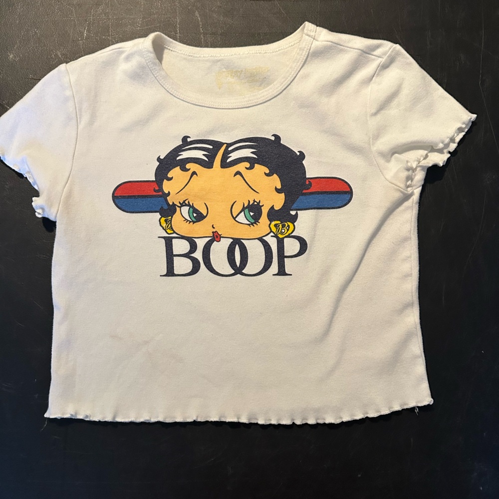 Vintage Betty Boop crop top
